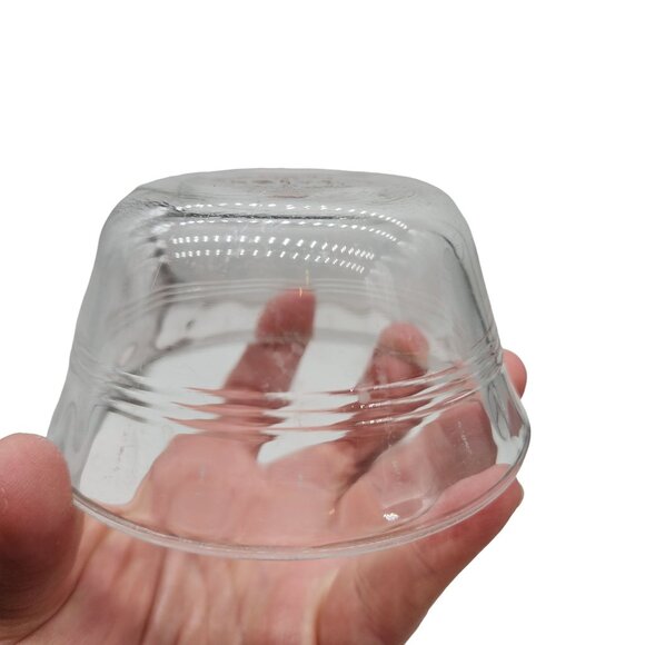 Set Of 6 Vintage Pyrex Clear Glass Custard Cups Dessert Bowls 6 Oz - Picture 5 of 5